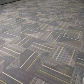 现货写字楼地毯 办公室会议室展厅直播间用 丙纶材质 方块拼接