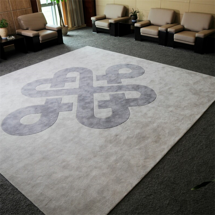 手工logo地毯 广告地垫 酒店 KTV 可来图定制