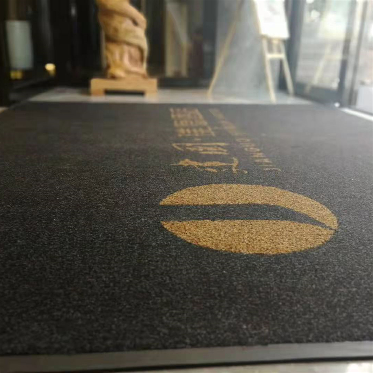 酒店办公楼logo地毯定制 防尘防滑 耐磨耐用 便于清洁
