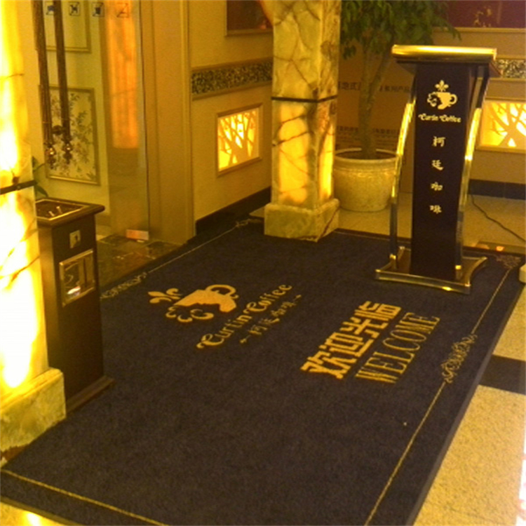 尼龙防滑地垫 C5C9印染地毯 酒店办公楼 可定制logo 耐磨