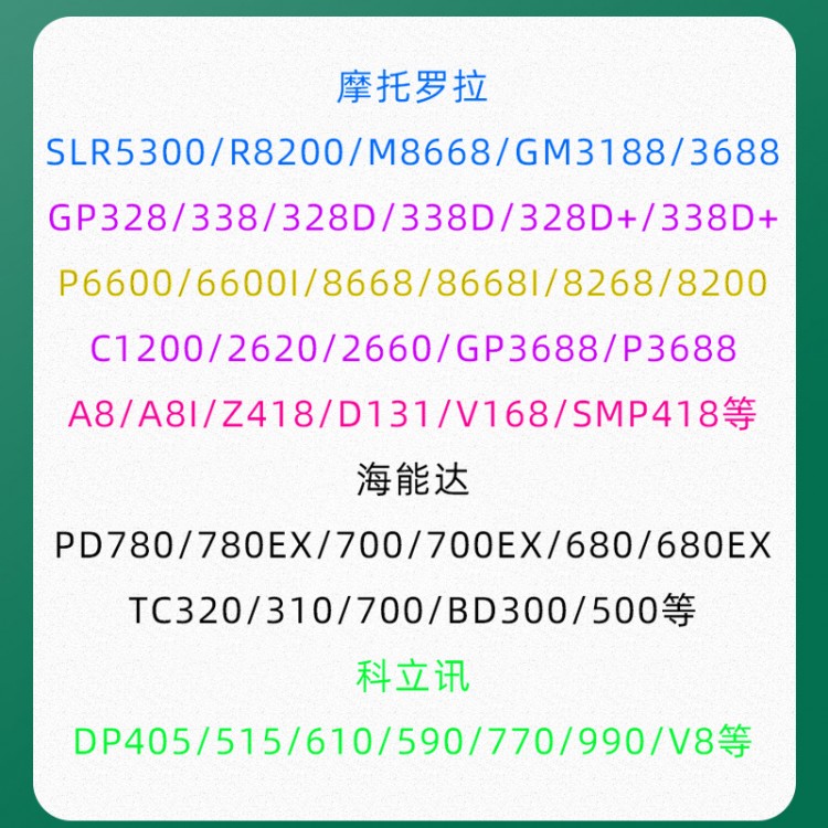 达州大竹县摩托罗拉（Motorola）A8i数字对讲机坚固耐摔防尘防水A8i数字对讲机A8电池a8充电器7.2V镍氢电池PMNN4071ACA6板