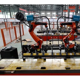 铝膜板标板焊接工作站-机器人(国产）+双工位H