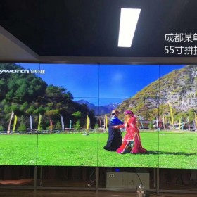 55寸液晶拼接屏  LCD高清监控展厅广告显示器  大屏幕显示屏  会议室电视墙