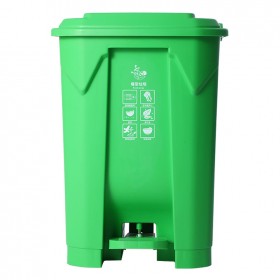 公园塑料垃圾桶厂家 户外塑料垃圾桶厂家批发 50L 可定制logo 坚固耐用