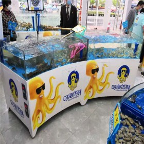 海鲜池定制 重庆超市海鲜池定做 厂家直销