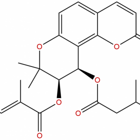 【乐美天】白花前胡素C（Praeruptorin C）  CAS No：72463-77-5   HPLC≥98%   20mg/支 分析标准品/对照品
