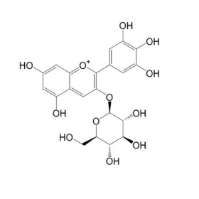 【乐美天】飞燕草素-3-O-葡萄糖苷  50986-17-9  HPLC≥98%   5mg/支分析标准品对照品