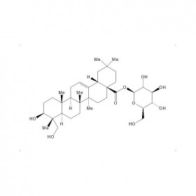 常春藤皂苷元-28-O-β-D-葡萄糖酯苷	 | CAS No：53931-25-2	HPLC≥98% 20mg/支  中药对照品 标准品