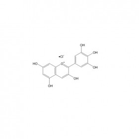 【乐美天】氯化飞燕草素 （Delphinidin chloride） | CAS No：528-53-0 HPLC≥98% 5mg/支 分析标准品对照品