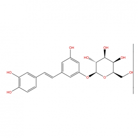 【乐美天】白皮杉醇葡萄糖苷	（Astringin） CAS No：29884-49-9 	HPLC≥98%   20mg/支分析标准品对照品