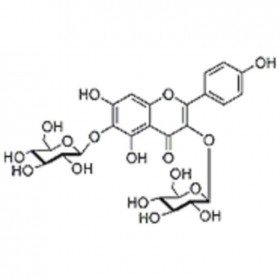 【乐美天】6-羟基山奈酚-3,6-二-O-葡萄糖苷  142674-16-6  HPLC≥98%  5mg/支标准品对照品