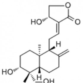 【乐美天】穿心莲内酯  CAS号：5508-58-7  HPLC≥98%  20mg/支中药对照品标准品