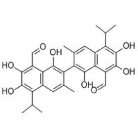 【乐美天】棉酚   CAS号：303-45-7  HPLC≥98%  20mg/支中药对照品标准品