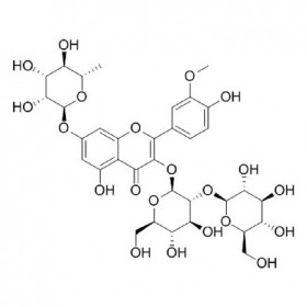 【乐美天】异鼠李素 -3-O-槐二糖-7-O-鼠李糖苷  41328-75-0  HPLC≥98%   5mg/支标准品