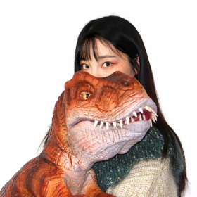 大型仿真硅胶恐龙可动可发声霸王龙手偶活动道具广场庆生求婚