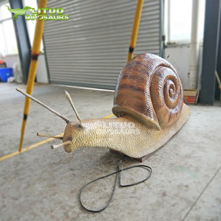仿真昆虫模型机械蜗牛模型电动动态橡胶科普展览模型公司