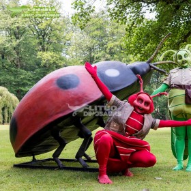 七星瓢虫雕塑 仿真昆虫甲壳虫 户外小区花园装饰摆件