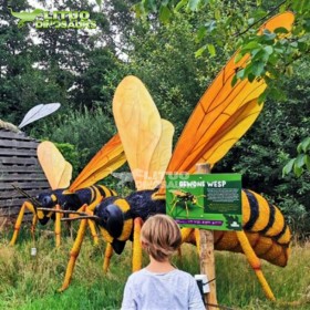 大型仿真蜜蜂抽象昆虫模型室内外模型