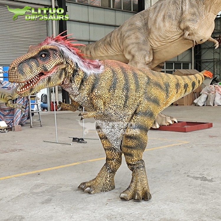 定制侏罗纪公园表演服装道具模型仿真恐龙COS服装