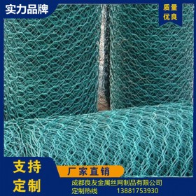 成都锌铝钢丝镀锌石笼网价格 包塑钢丝网 PVC包塑格宾网 石笼网厂家
