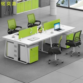 成都办公家具厂家直销 办公家具2/4/6人职员桌 简约现代员工电脑办公桌椅组合 可定制