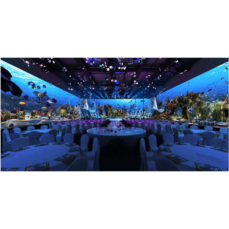 全息光影餐厅 5D沉浸式宴会厅梦幻森林海洋创意主题全国安装调试