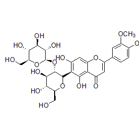 异金雀花素-2-O-吡喃葡萄糖苷  97605-25-9