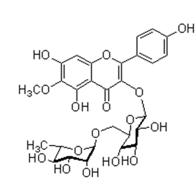 3,4′,5,7-四羟基-6-甲氧基黄酮-3-O-芸香糖苷 曼思特现货供应