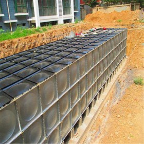 四川成都地埋式方形不锈钢水箱厂家 地埋式箱泵一体化泵站