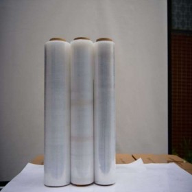 100cm缠绕膜拉伸膜加长缠绕膜1M透明pe拉伸缠绕伸缩膜工业保鲜膜 工业打包缠绕膜