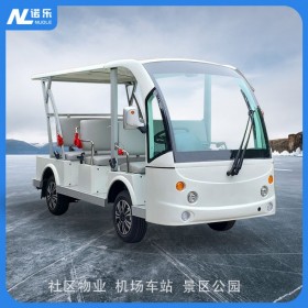 四川成都厂家直销动力强劲诺乐NL-8F高强度玻璃钢车身景区观光社区小区巡逻8座电动观光车