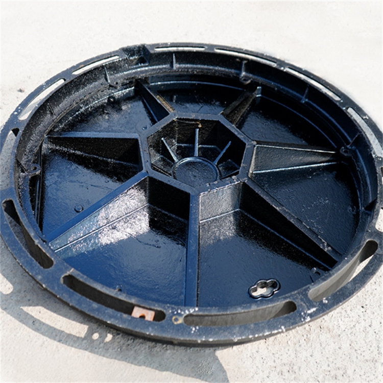球墨铸铁圆井 700*800重型排水 小区专用雨水污水盖板 抗腐蚀性强