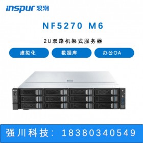 成都浪潮元脑服务器代理商 NF5270M6 2U机架式服务器ERP数据库财务软件