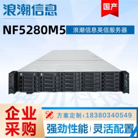攀枝花浪潮服务器总代理 元脑NF5280M5 2U机架式服务器 OA系统 金碟软件服务器