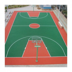 球场运动场系列 室外篮球场 防滑耐用 硅pu球场 运动场定制施工