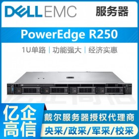 戴尔服务器云南省代_DELL PowerEdge R250 小型文件存储服务器主机