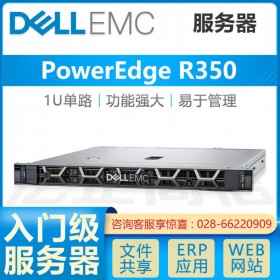 强川科技-成都戴尔服务器代理商 PowerEdge R350服务器新品现货