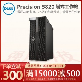 戴尔Precision P5820x工作站德阳戴尔代理商现货酷睿i9-10900X处理器 3内存 512G固+4T硬盘 A2000-6G显卡