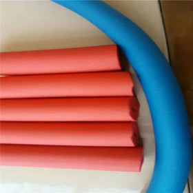 橡塑海绵发泡管套 彩色橡塑管保温管 红色橡塑管  25