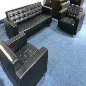千纵办公室商务沙发 会议室会客舒适沙发定制
