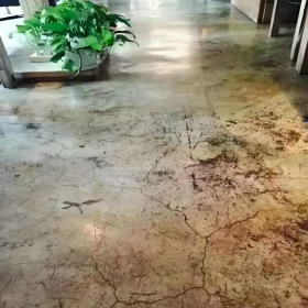 复古地坪漆工程 混凝土压印地面 颜色齐全不裂厂家定制