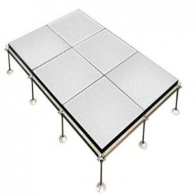 供应铝合金铸铝防静电地板 无尘车间净化室架空地板 自产自销 可定制