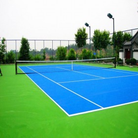 四川丙烯酸篮球场地坪 羽毛球场地板胶 丙烯酸塑胶球场施工