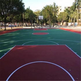 四川成都丙烯酸篮球场一平方单价  球场地坪漆 硅PU篮球场施工 丙烯酸篮球场