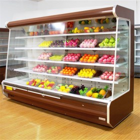 超市风幕柜 展示柜 海鲜水果风幕柜厂家 定制生产风幕柜