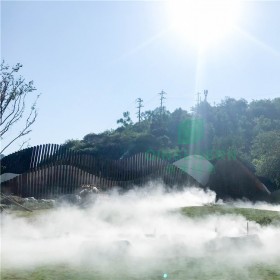公园喷雾景观系统 公园雾森系统定制 景观造雾设备系统厂家