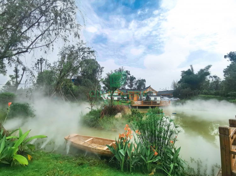 雾森系统  水景喷雾景观