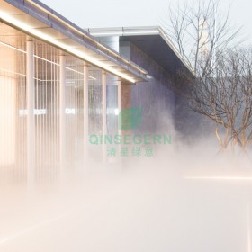 商业街喷雾景观系统 商业街雾森系统定制 景观造雾设备系统厂家