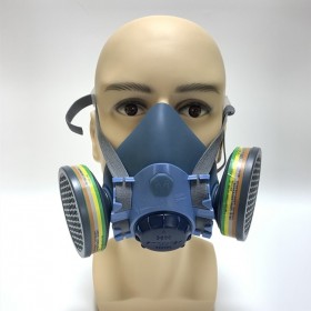 安适达3800可更换式头戴硅胶有机酸性气体防护面具半面罩