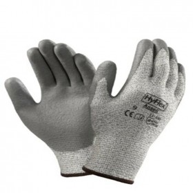 ansell11-630防切割防滑PU涂层劳保手套耐磨工作浸胶手套
